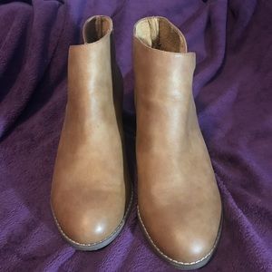 Torrid Tan Side Zip Bootie